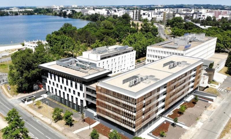 Siège de la Fédération du Bâtiment vue aérienne