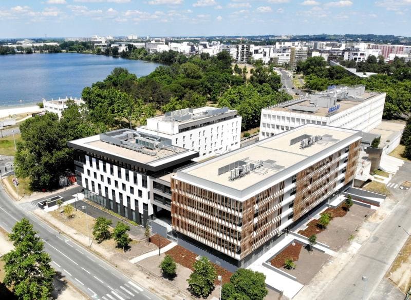 Siège de la Fédération du Bâtiment vue aérienne